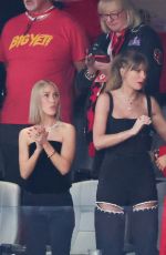 TAYLOR SWIFT and BLAKE LIVELY at Super Bowl LVIII in Las Vegas 02/11/2024