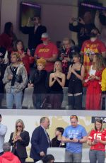 TAYLOR SWIFT and BLAKE LIVELY at Super Bowl LVIII in Las Vegas 02/11/2024