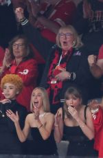 TAYLOR SWIFT and BLAKE LIVELY at Super Bowl LVIII in Las Vegas 02/11/2024