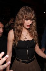 TAYLOR SWIFT and SABRINA CARPENTER Out for Dinner in Sydney 02/20/2024