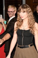 TAYLOR SWIFT and SABRINA CARPENTER Out for Dinner in Sydney 02/20/2024