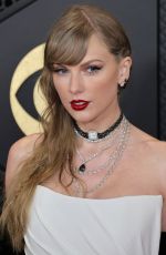 TAYLOR SWIFT at 66th GRAMMY Awards in Los Angeles 02/04/2024