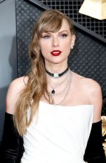 TAYLOR SWIFT at 66th GRAMMY Awards in Los Angeles 02/04/2024