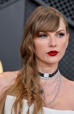 TAYLOR SWIFT at 66th GRAMMY Awards in Los Angeles 02/04/2024