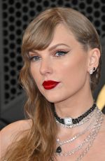 TAYLOR SWIFT at 66th GRAMMY Awards in Los Angeles 02/04/2024