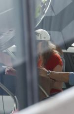 TAYLOR SWIFT Boarding a Private Jet to Leave Melbourne 02/18/2024