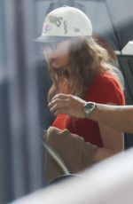 TAYLOR SWIFT Boarding a Private Jet to Leave Melbourne 02/18/2024