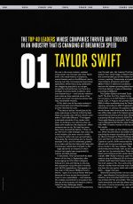 TAYLOR SWIFT in Billboard Magazine, January 2024