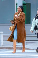 TAYSHIA ADAMAS Out for Coffee in New York 02/20/2024