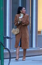 TAYSHIA ADAMAS Out for Coffee in New York 02/20/2024