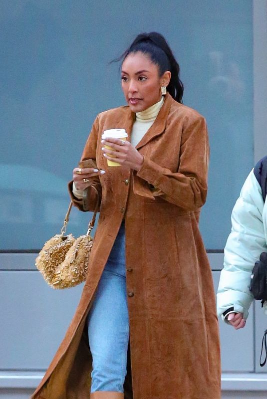 TAYSHIA ADAMAS Out for Coffee in New York 02/20/2024