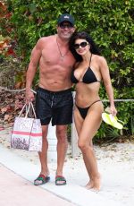 TERESA GIUDICE in Bikini and Luis Ruelas at a Beach in Miami 02/18/2024