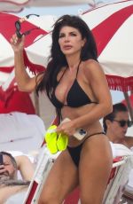 TERESA GIUDICE in Bikini and Luis Ruelas at a Beach in Miami 02/18/2024