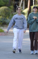 TERI HATCHER Out Hikinig with Her Daughter EMERSON TENNEY in Los Angeles 02/24/2024