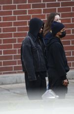 TEYANA TAYLOR on the Set of Pail Thomas Anderson