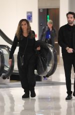 TINA KNOWLES Arrives at LAX Airport in Los Angeles 02/08/2024