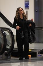 TINA KNOWLES Arrives at LAX Airport in Los Angeles 02/08/2024