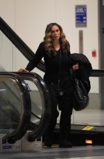 TINA KNOWLES Arrives at LAX Airport in Los Angeles 02/08/2024