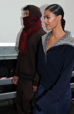 TINA KUNAKEY Arrives at Gucci FW2024-25 Show at Milan Fashion Week 02/23/2024