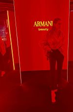TONI GARRN at Armani Beauty Event at Berlinale 02/18/2024