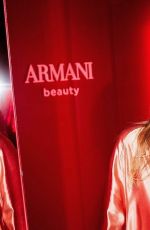 TONI GARRN at Armani Beauty Event at Berlinale 02/18/2024