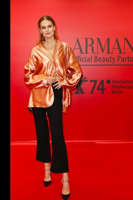 TONI GARRN at Armani Beauty Event at Berlinale 02/18/2024