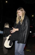 TORI PRAVER Out for Dinner with a Friend in Los Angeles 02/08/2024
