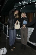 TORI PRAVER Out for Dinner with a Friend in Los Angeles 02/08/2024