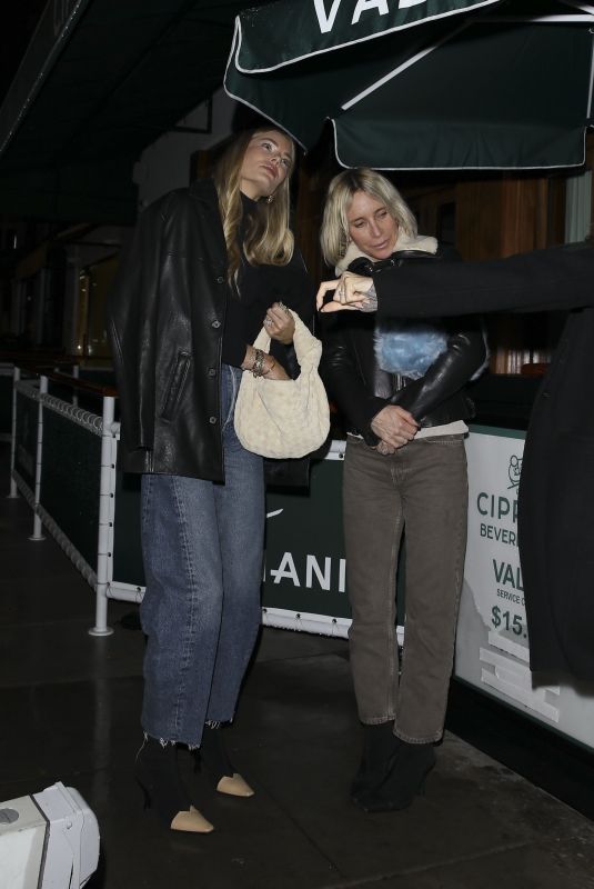 TORI PRAVER Out for Dinner with a Friend in Los Angeles 02/08/2024