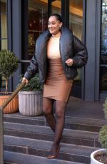 TRACEE ELLIS ROSS Heading to Tonight Show in New York 02/06/2024