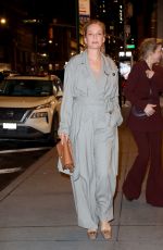 UMA THURMAN Arrives at Tod’s Madison Avenue Store in New York 02/13/2024