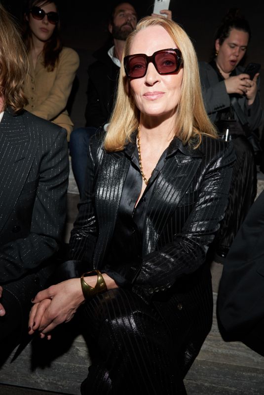 UMA THURMAN at Tom Ford Fashion Show at Milan Fashion Week 02/22/2024