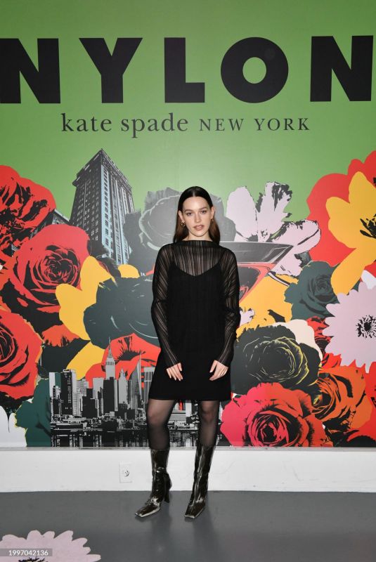 VICTORIA PEDRETTI at Nylon & Kate Spade New York Presention of Nylon Nights: Fashion Edition at Lavan Midtown in New York 02/08/2024