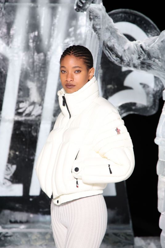 WILLOW SMITH at Moncler Grenoble Fall/Winter 2024 Fashion Show in St Moritz 02/03/2024