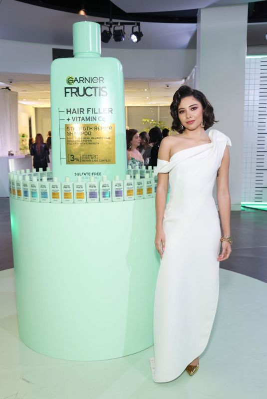XOCHITL GOMEZ at Garnier Fructis Hair Filler Launch in Century City 02/28/2024