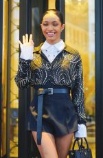YARA SHAHIDI Leaves Palazzo Parigi Hotel in Milan 02/22/2024