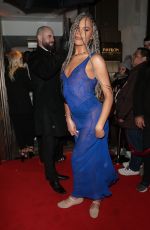 YASMIN FINNEY Arrives at Vanity Fair EE Rising Star Party 2024 in London 01/31/2024