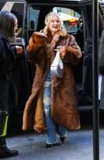 ZARA LARSON Arrives at NBC Studios in New York 02/07/2024