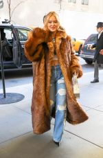 ZARA LARSON Arrives at NBC Studios in New York 02/07/2024