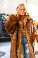 ZARA LARSON Arrives at NBC Studios in New York 02/07/2024