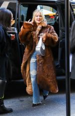 ZARA LARSON Arrives at NBC Studios in New York 02/07/2024