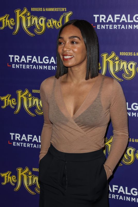 ZARAAH ABRAHAMS at The King And I Press Night at Dominion Theatre in London 01/31/2024