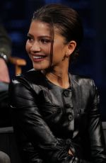 ZENDAYA and FLORENCE PUGH at Jimmy Kimmel Live! in Los Angeles 02/01/2024