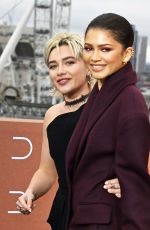 ZENDAYA and FLORENCE PUGH Dune: Part Two Photocall in London 02/14/2024