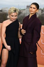 ZENDAYA and FLORENCE PUGH Dune: Part Two Photocall in London 02/14/2024
