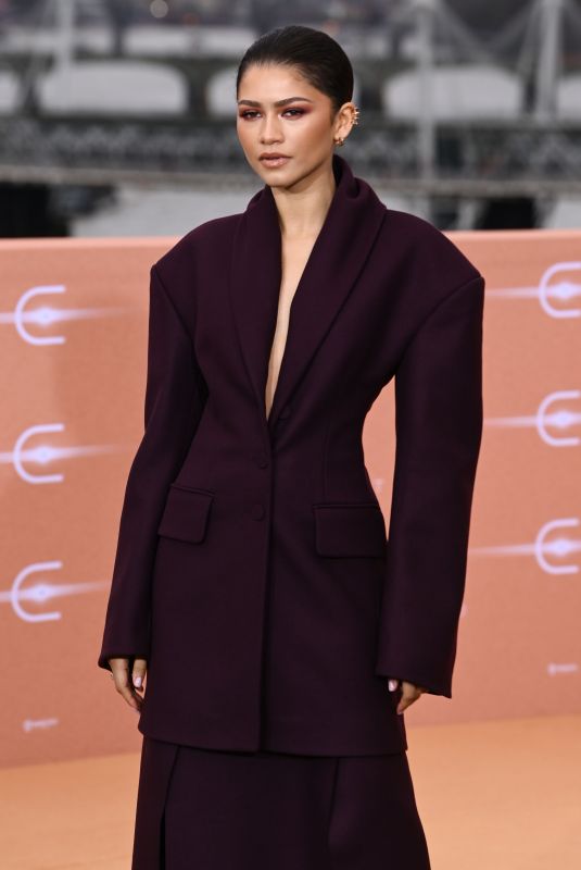 ZENDAYA at Dune: Part Two Photocall in London 02/14/2024