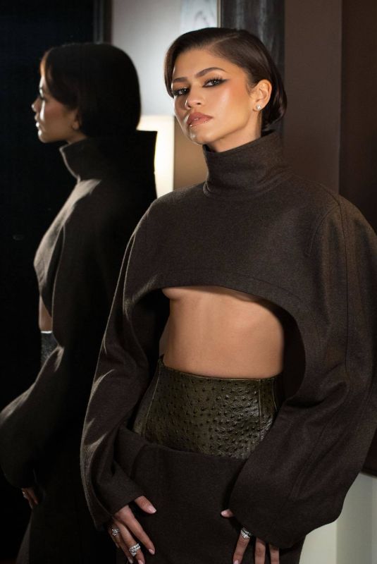 ZENDAYA COLEMAN at a Photoshoot, February 2024