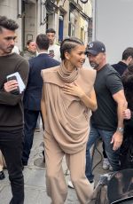 ZENDAYA Leaves an Interview for Dune 2 in Paris 02/13/2024