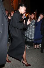 ZOE KRAVITZ Leaves YSL Afterparty in Paris 02/27/2024