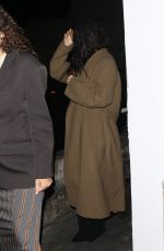 ZOE KRAVITZ Out for Dinner with Friends at Funke Restaurant in Beverly Hills 02/18/2024